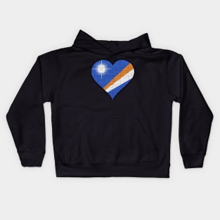 Marshallese Jigsaw Puzzle Heart Design - Gift for Marshallese With Marshall Island Roots Kids Hoodie